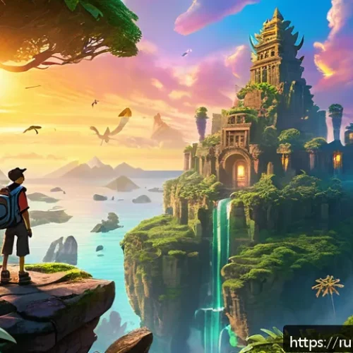 Home 30 포켓몬스터 애니 극장판 속 스핀오프 스토리 - A mystical ancient archipelago region filled with lush exotic flora and towering ruins covered in gl...